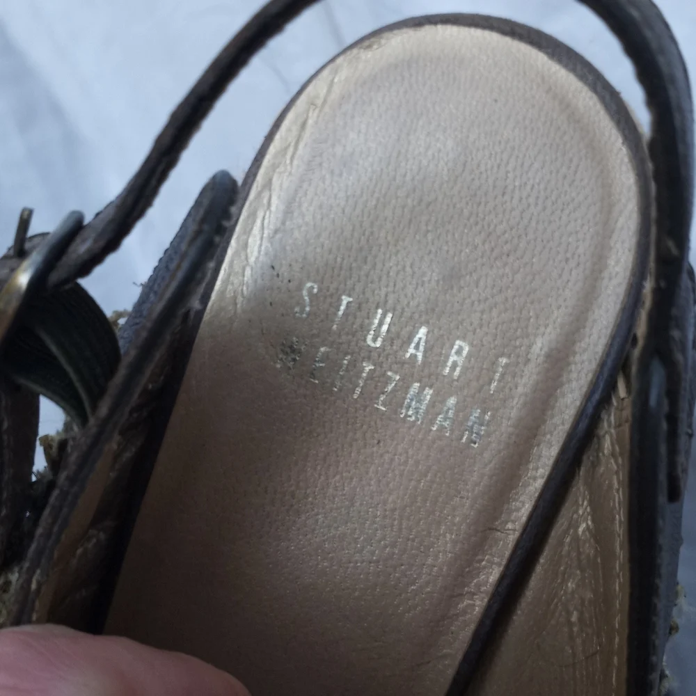 STUART WEITZMAN Olive Raffia Espadrilles - Picture 4 of 8